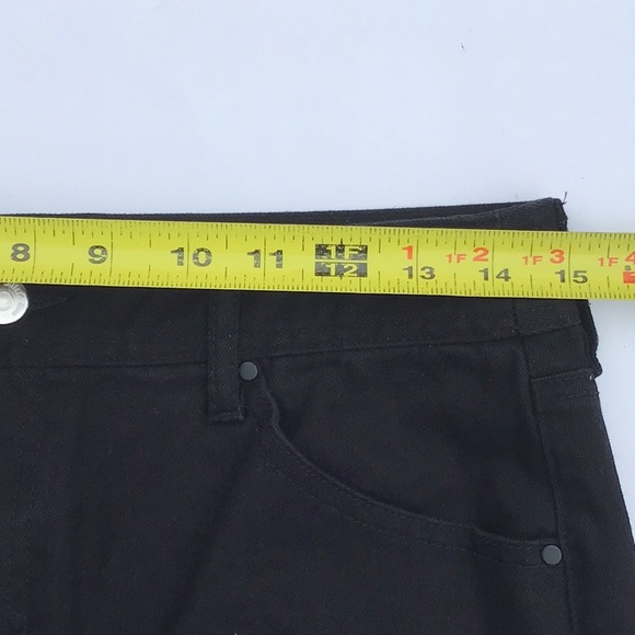 Aritzia Wilfred Free Black Straver Denim Mini Skirt - Picture 4 of 7